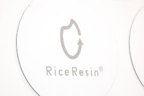 Rice Resin signboard and logo